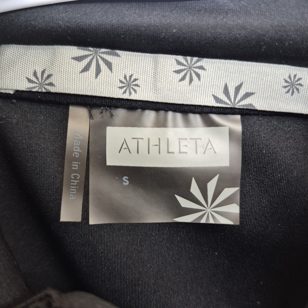 Athleta Vest Womens Small Black Full Zip Gorpcore - Picture 4 of 8